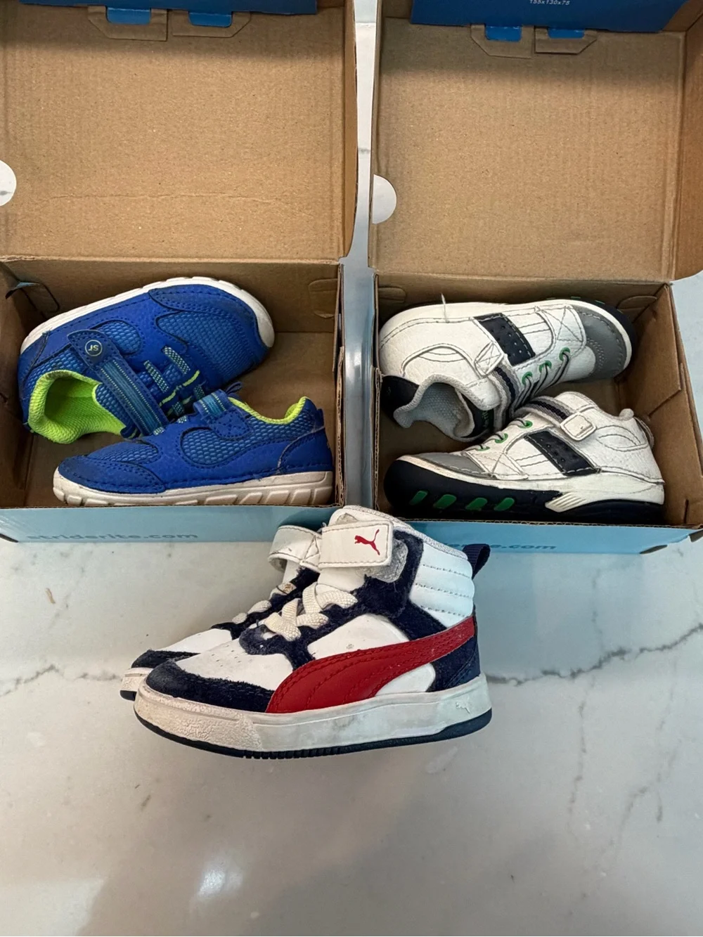 Toddler stride rite and puma bundle size 4-5